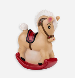 Rocking Horse Dog Toy (latex)